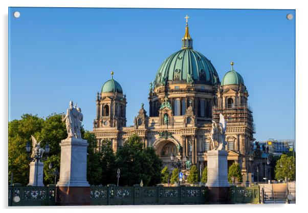 Berlin Cathedral Acrylic by Artur Bogacki
