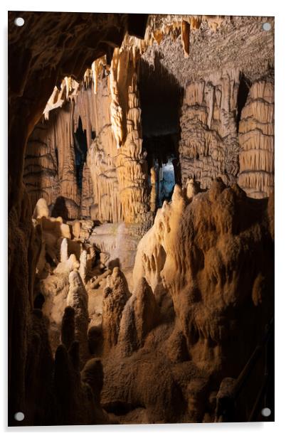 Postojna Cave Splendid Interior Acrylic by Artur Bogacki