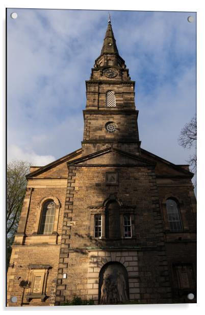 Church of St Cuthbert in Edinburgh Acrylic by Artur Bogacki