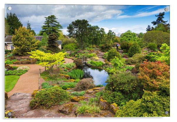 The Royal Botanic Garden In Edinburgh Acrylic by Artur Bogacki