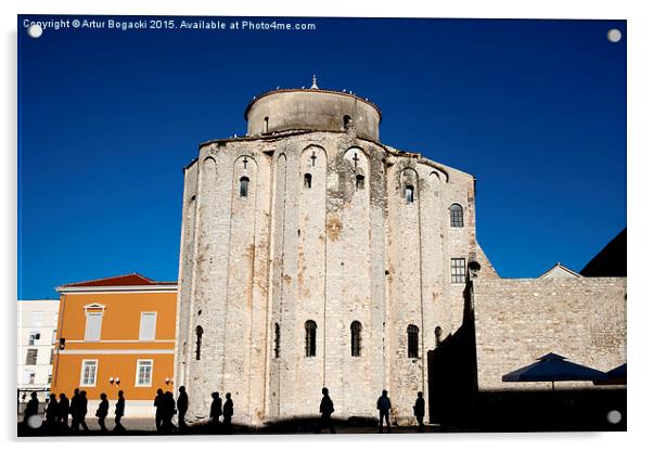 St. Donatus Church in Zadar Acrylic by Artur Bogacki