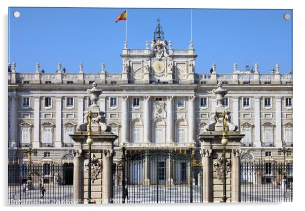 Royal Palace in Madrid Acrylic by Artur Bogacki
