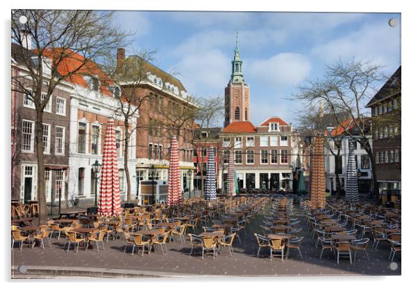 Grote Markt Market Square in The Hague Acrylic by Artur Bogacki