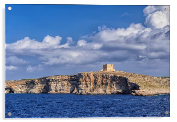 Comino Island, Malta Acrylic by Artur Bogacki
