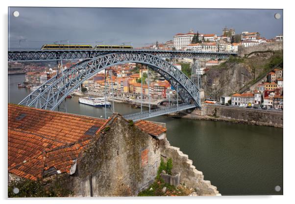 Porto in Portugal Acrylic by Artur Bogacki