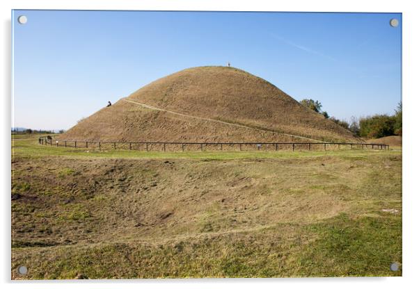 Krakus Mound in Krakow Acrylic by Artur Bogacki