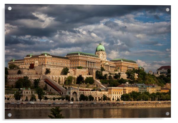 Buda Castle in Budapest Acrylic by Artur Bogacki
