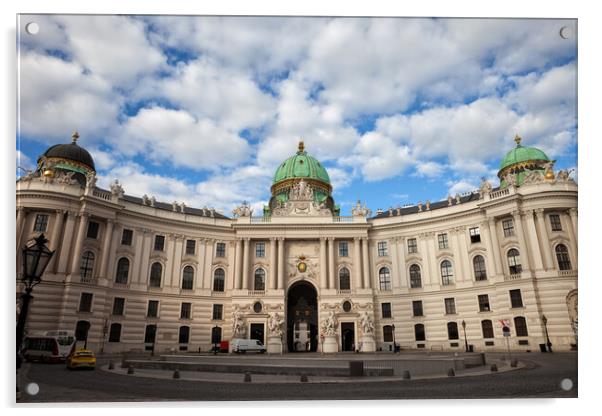 Hofburg Palace in Vienna Acrylic by Artur Bogacki