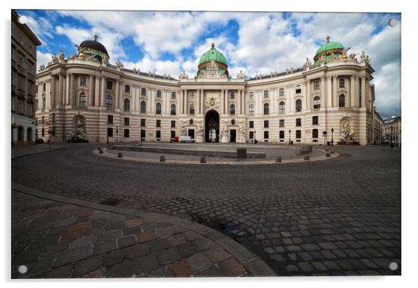 Hofburg Palace In Vienna Acrylic by Artur Bogacki