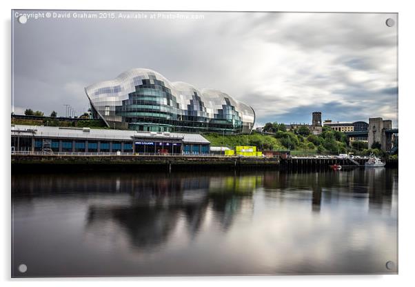  The Sage, Newcastle/Gateshead Acrylic by David Graham