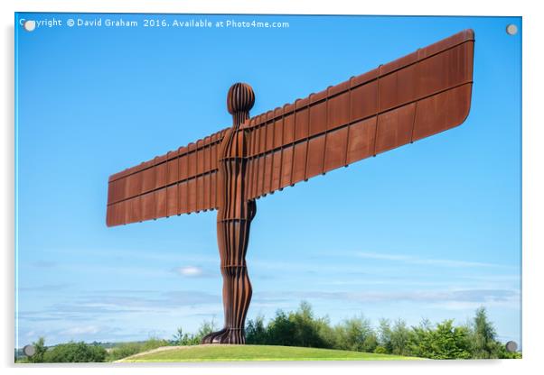 Angel of the North Acrylic by David Graham