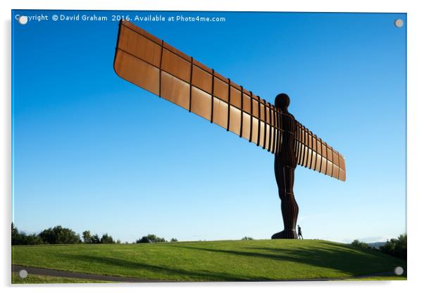 Angel of the North Acrylic by David Graham