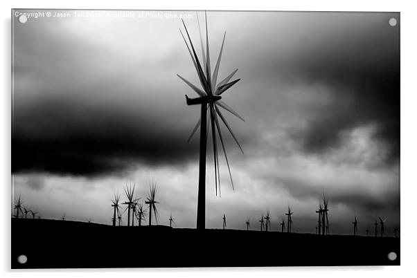 Wind Farm Acrylic by Jason Tait