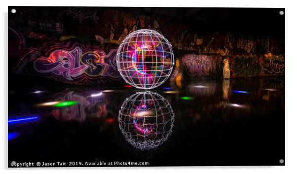 Orb Reflections Acrylic by Jason Tait