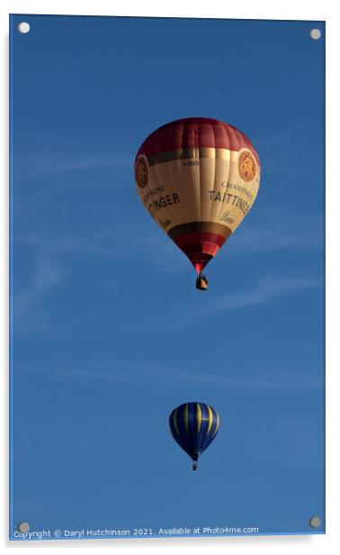 Up, up and away, my beautiful, my beautiful balloon Acrylic by Daryl Peter Hutchinson