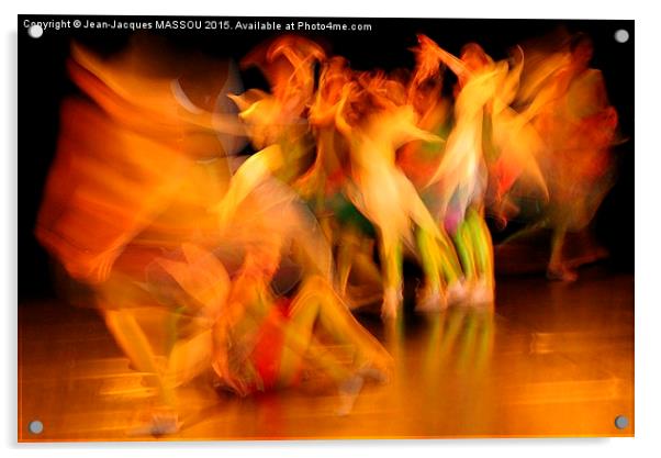  DANCERS Acrylic by Jean-Jacques MASSOU