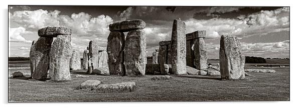  Stonehenge Acrylic by David Portwain