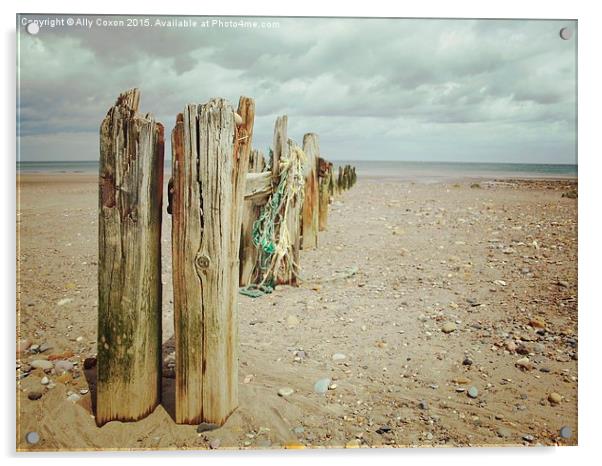  Sandsend Bay Acrylic by Ally Coxon