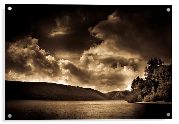  Lake Vyrnwy, Wales Acrylic by Julian Bound