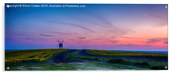  Chesterton Windmill Acrylic by Glenn Cresser