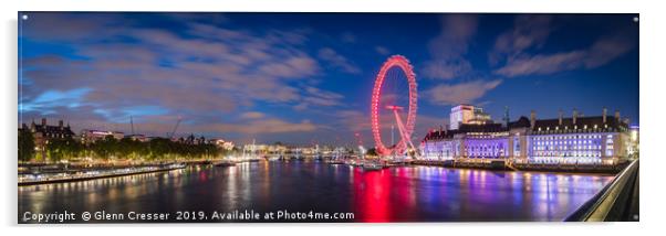 An Eye on London Acrylic by Glenn Cresser