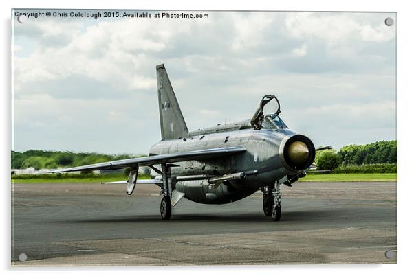  English Electric Lightening Acrylic by Chris Colclough