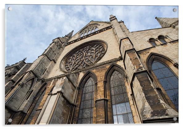 Bishop's Eye Rose Window Acrylic by Scott Pollard