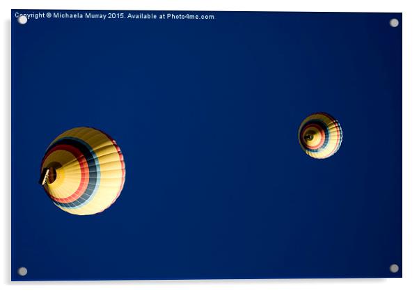 Hot Air Balloons  Acrylic by Michaela Murray