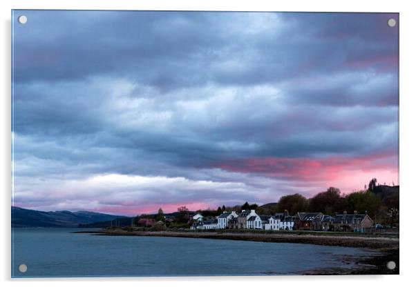 Sunset on Loch Fyne, Scotland Acrylic by Rich Fotografi 