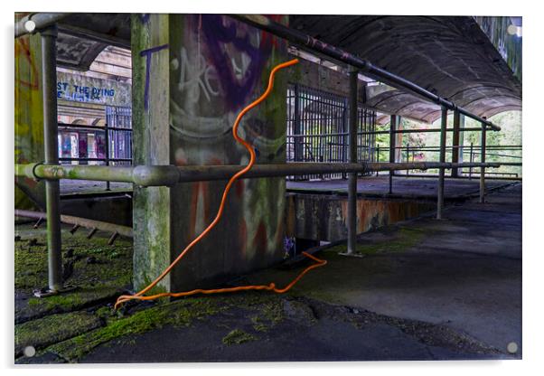 St Peter's Seminary, Cardross. Acrylic by Rich Fotografi 