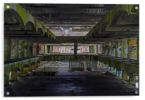 St Peter's Seminary, Cardross Acrylic by Rich Fotografi 