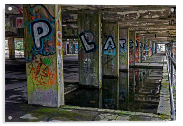 St Peter's Seminary, Cardross Acrylic by Rich Fotografi 