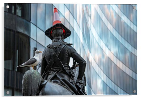 The Duke of Wellington, Glasgow. Acrylic by Rich Fotografi 