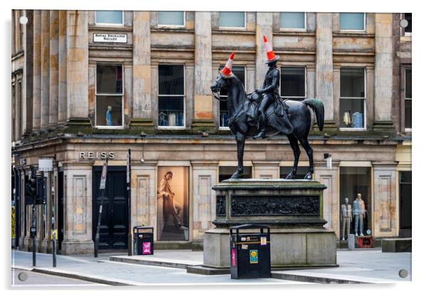 The Duke of Wellington, Glasgow. Acrylic by Rich Fotografi 