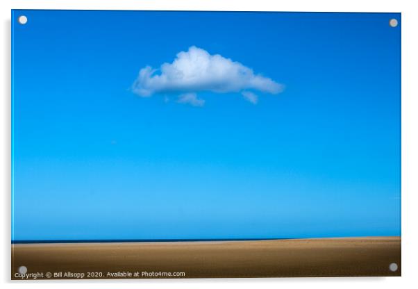 The white cloud. Acrylic by Bill Allsopp