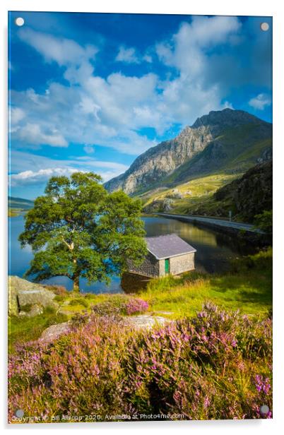 Llyn Ogwen. Acrylic by Bill Allsopp