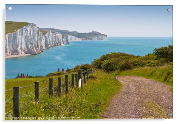 Path to the coast. Acrylic by Bill Allsopp