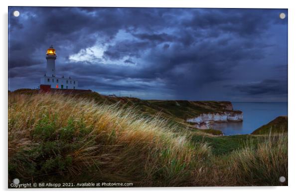 Storm at dusk Acrylic by Bill Allsopp