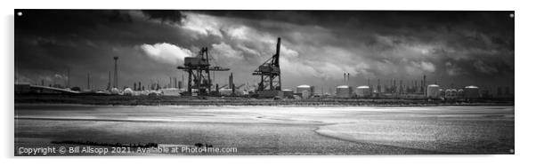 The Industrial North East. Acrylic by Bill Allsopp
