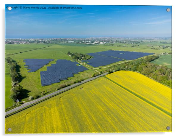 Solar Farm Acrylic by Steve Morris