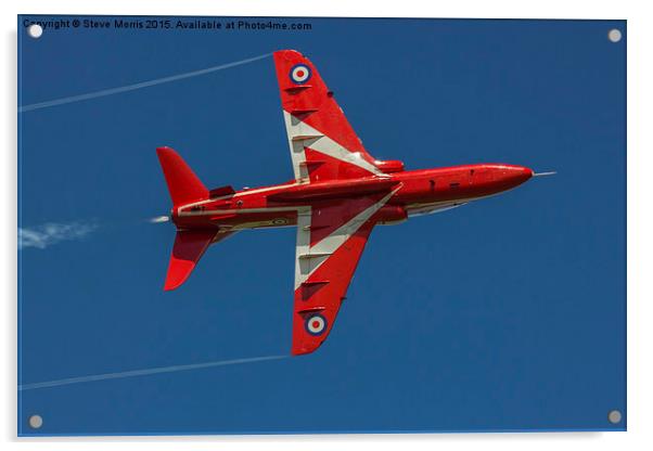  Red Arrows Hawk Acrylic by Steve Morris