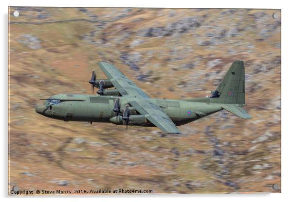 RAF Hercules C130J Acrylic by Steve Morris