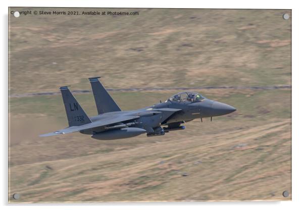 F15 Eagle Acrylic by Steve Morris