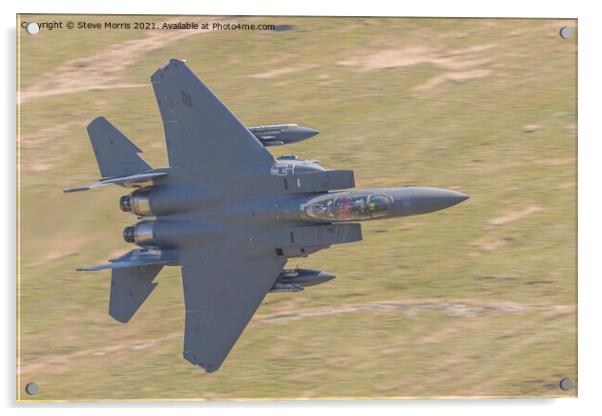 F15 Eagle Acrylic by Steve Morris