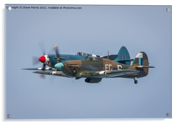 Spitfire & Hurricane Acrylic by Steve Morris