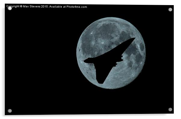  Vulcan Moon Acrylic by Max Stevens