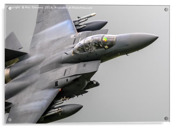 The mighty F15 Acrylic by Max Stevens