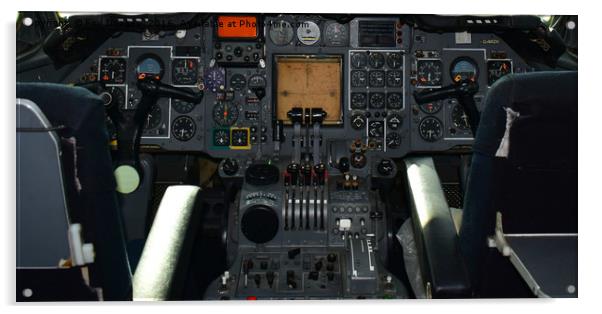 Trident cockpit Acrylic by Derrick Fox Lomax