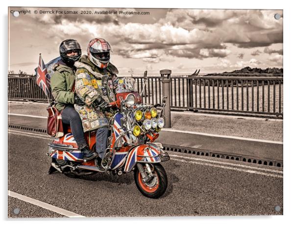 Southport mods Acrylic by Derrick Fox Lomax
