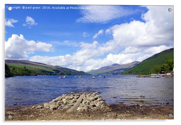 Summers day on Loch Tay Acrylic by paul green